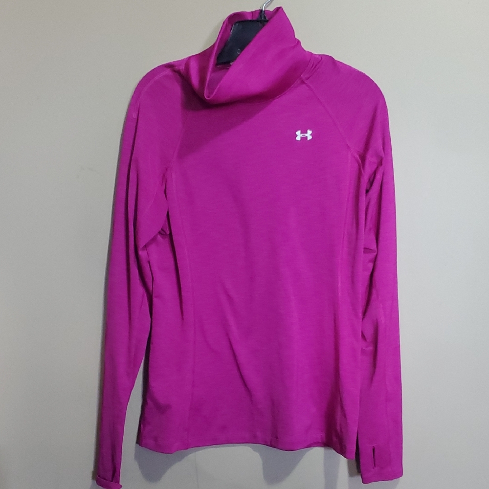 Under Armour Fuchsia Long Sleeve Shirt Size Medium